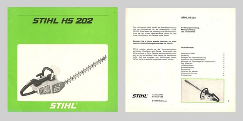Stihl 202 heckenschere - 202,