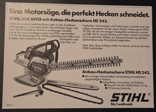 Stihl motorsense motorsäge - 3.,