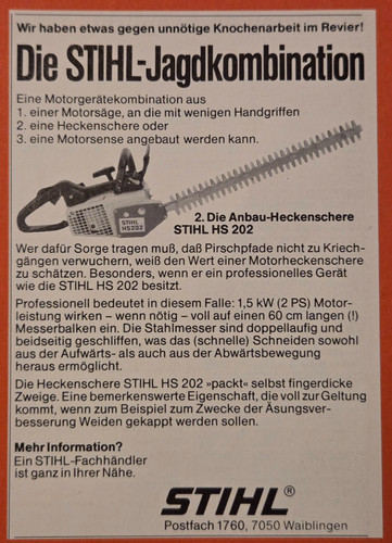 Stihl heckenschere hs 202 - hs,